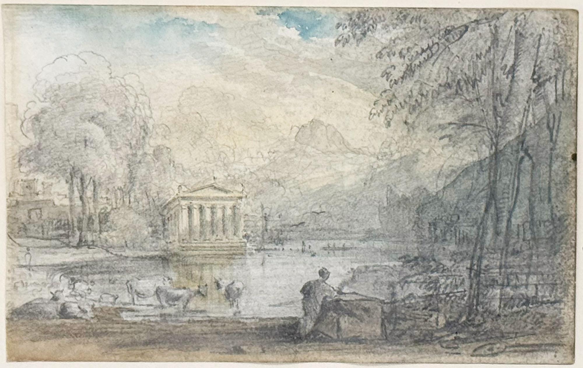 John Varley Figurative Art - Classical Landscape