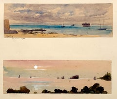 Dos vistas, cerca de Seaview, Isla de Wight