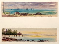 Two views, Near Seaview, Isle of Wight