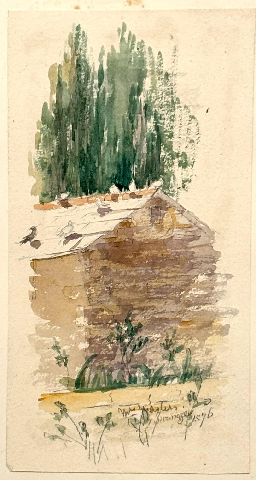 Ellen Brooker Beale Landscape Art - Mrs. Master's, Swanage