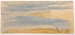 Landschaftsbild aus Dorset, Aquarell auf handgeschöpftem Papier, Ende des 19. Jahrhunderts