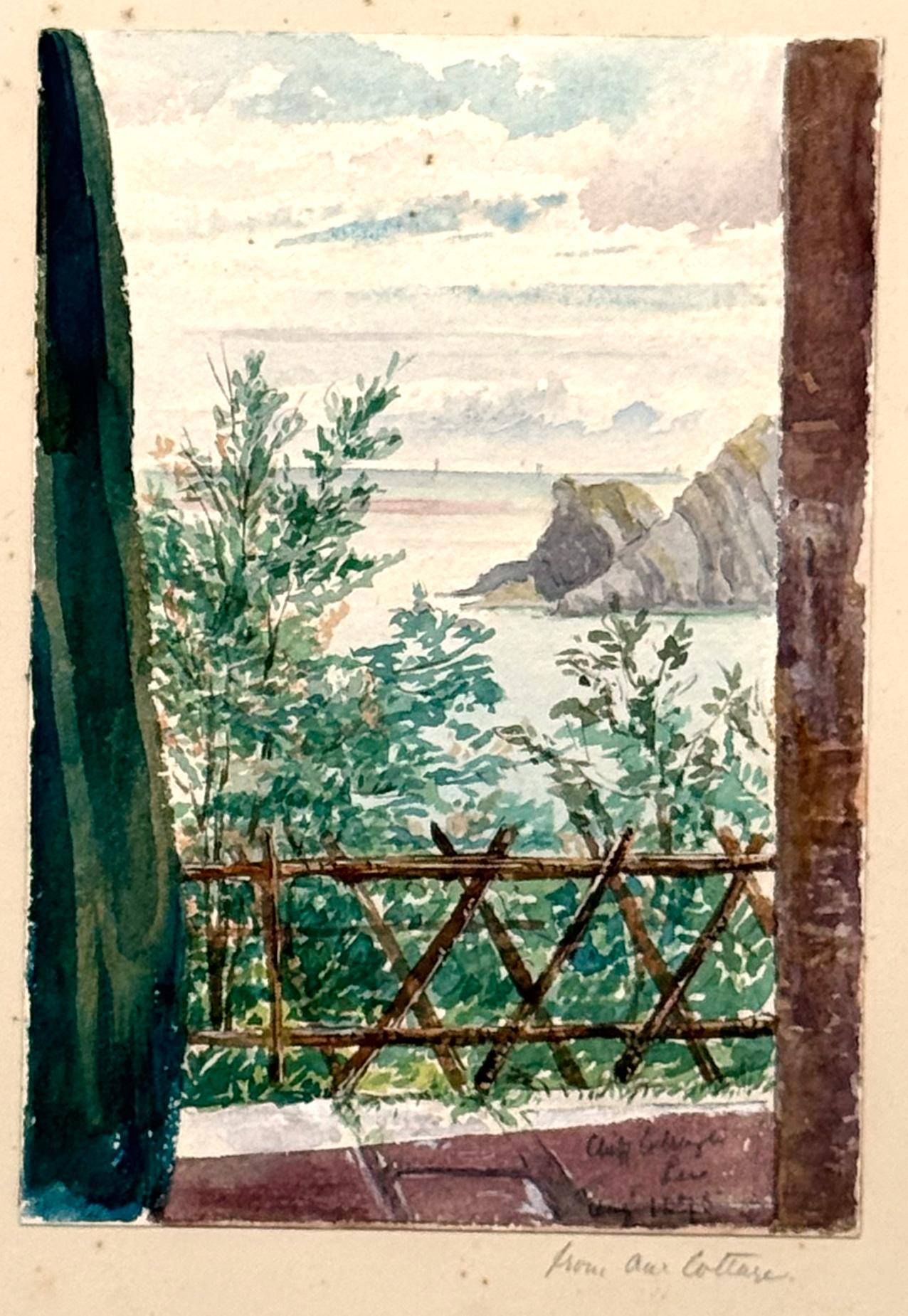Cliff Edge, Lee, von unserem Ferienhaus aus