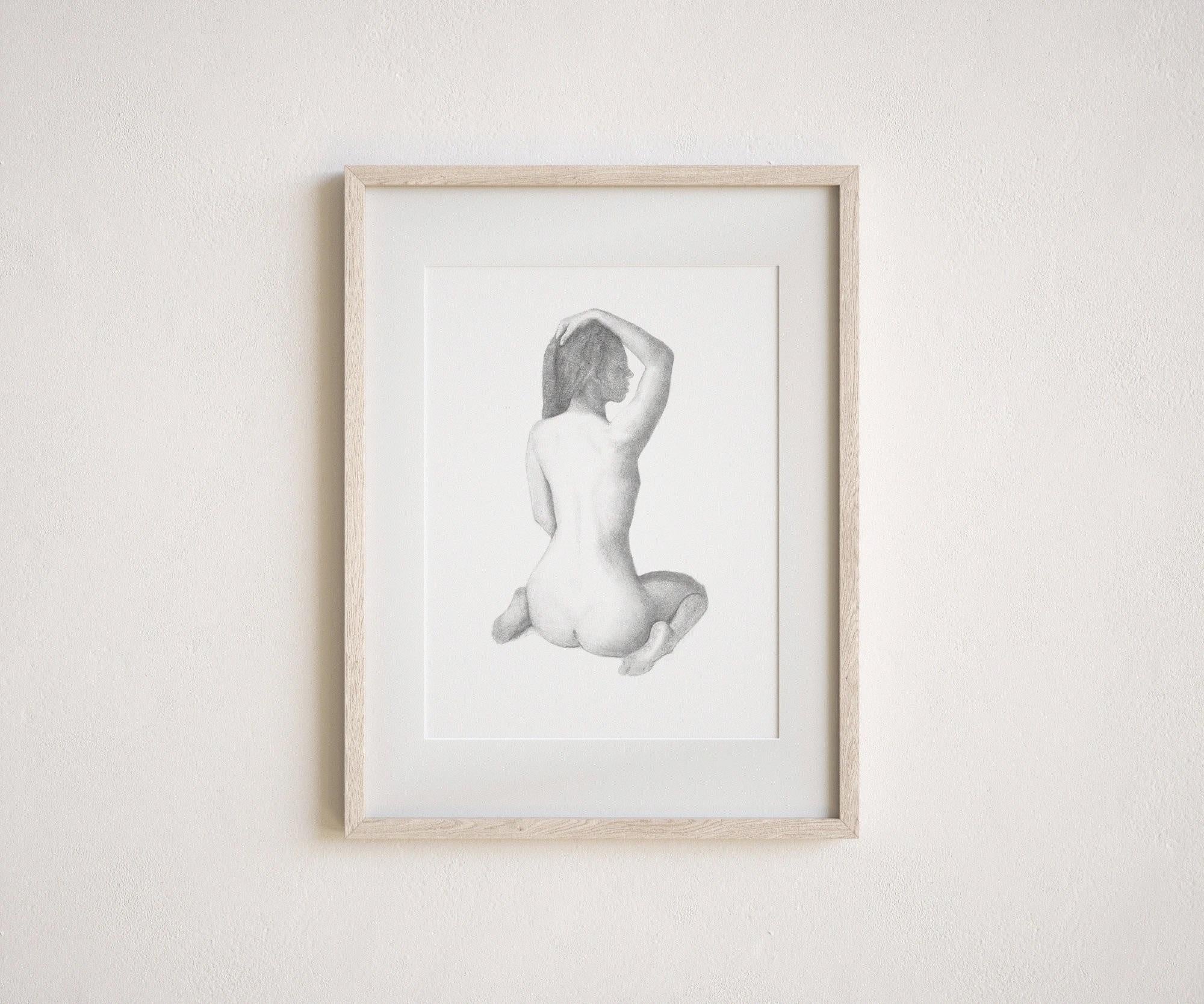 Preciosa I - Gray Nude by Natalia Mancilla
