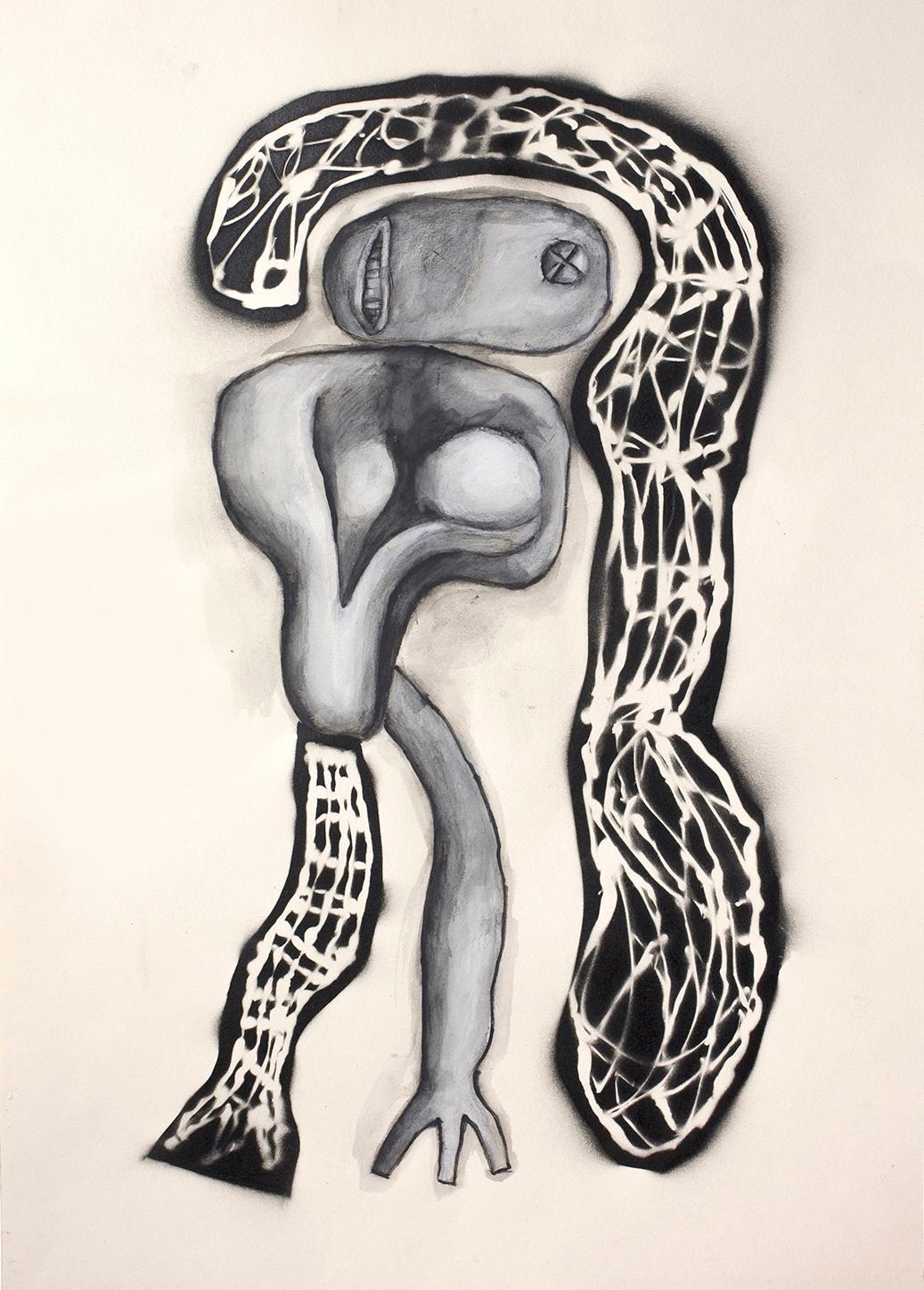 Men Figurative Drawings and Watercolors