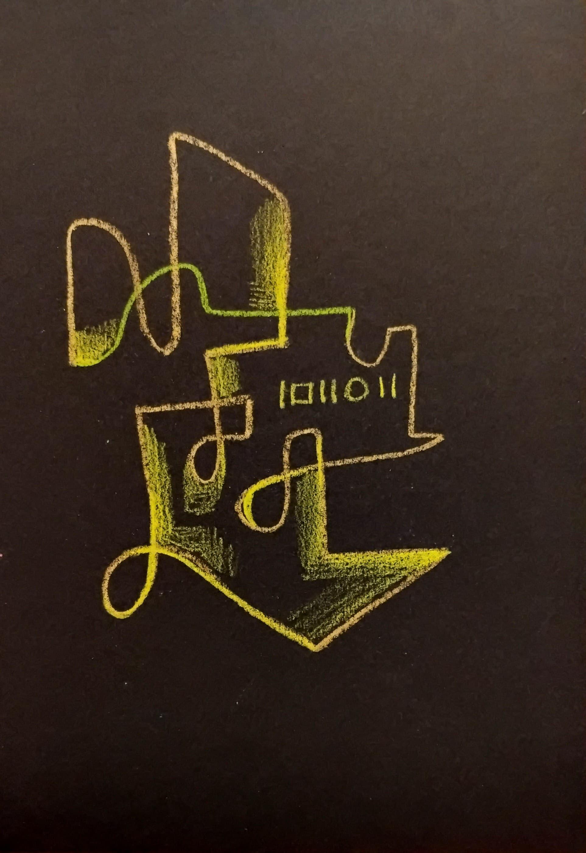 This artwork is part of the series that Anna Pennati has dedicated to Homer's Odyssey, a subject very dear to her and one that she has tackled several times in the past.

These are special works executed on black cardboard with a very vivid pastel