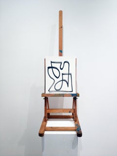 "Endless line vox n.9", ink on paper, 2025