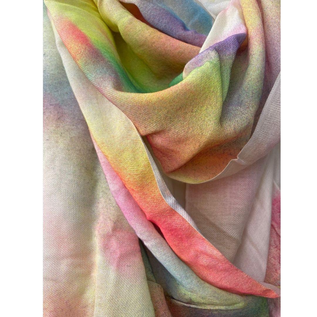 Medium: Viscose scarf with spray paint
Size: 190 x 72 cm
Edition of 75, each unique
Comes in a presentation box with a artist signed COA