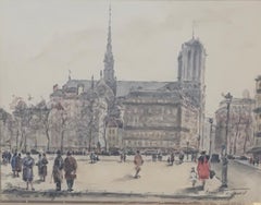 Pariser Rathaus Square in Paris