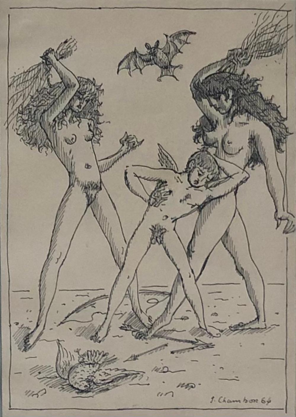 Emile Chambon Nude - Little witches 7