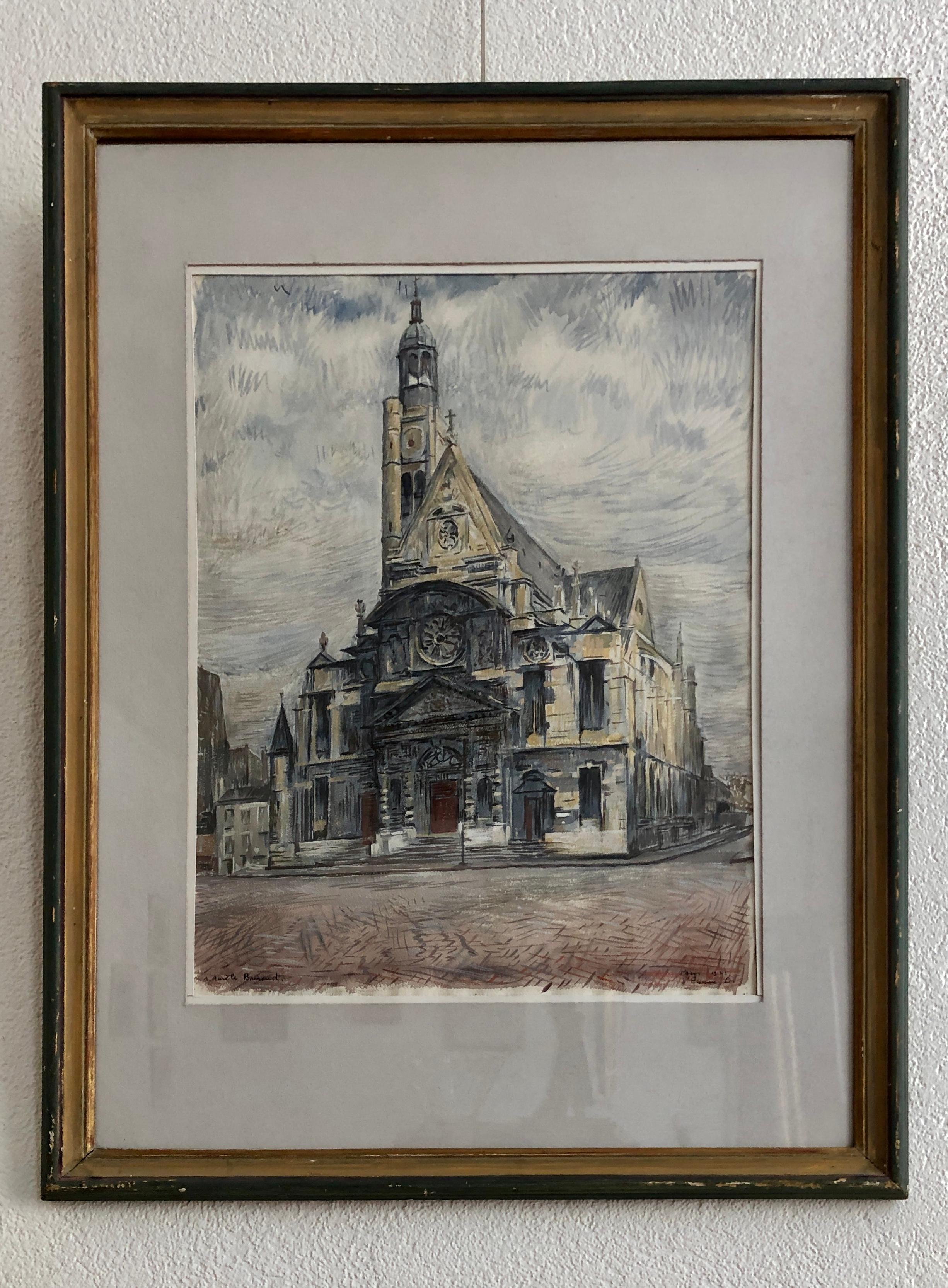 Church of Saint-Etienne-Du-Mont, Paris - Art by Aurèle Barraud
