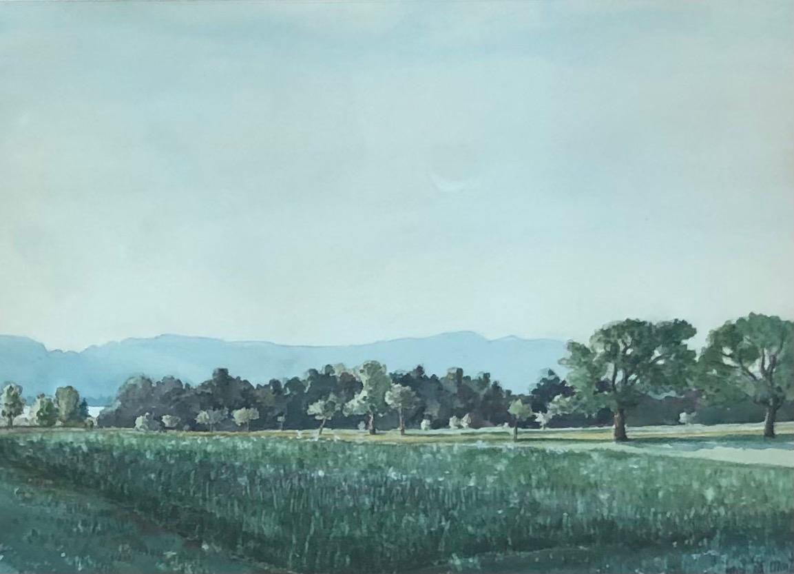 Eugène Louis Martin Landscape Art – Landschaft