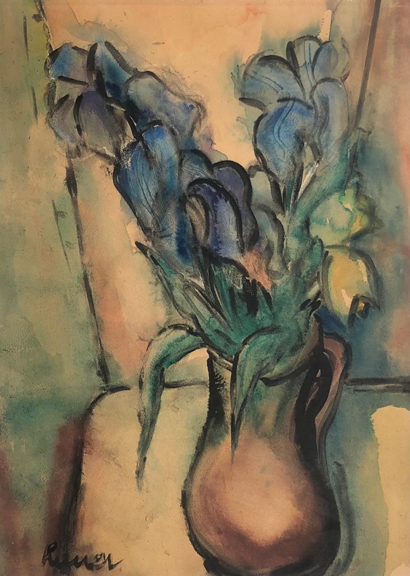 Reiner Still-Life – Blumenstrauß in Vase