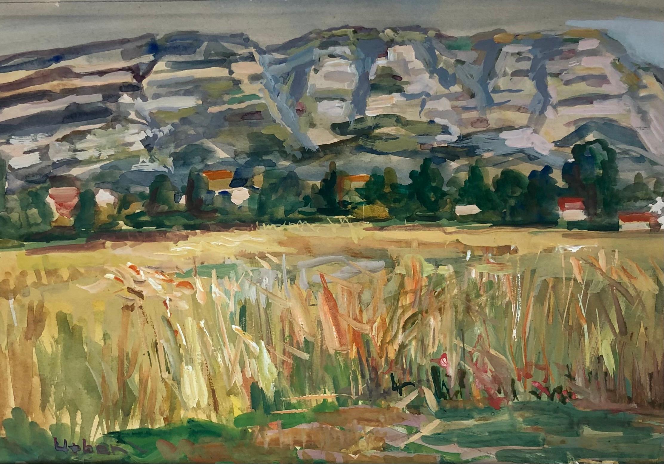 Landscape Art Harry Urban - Au pied des montagnes