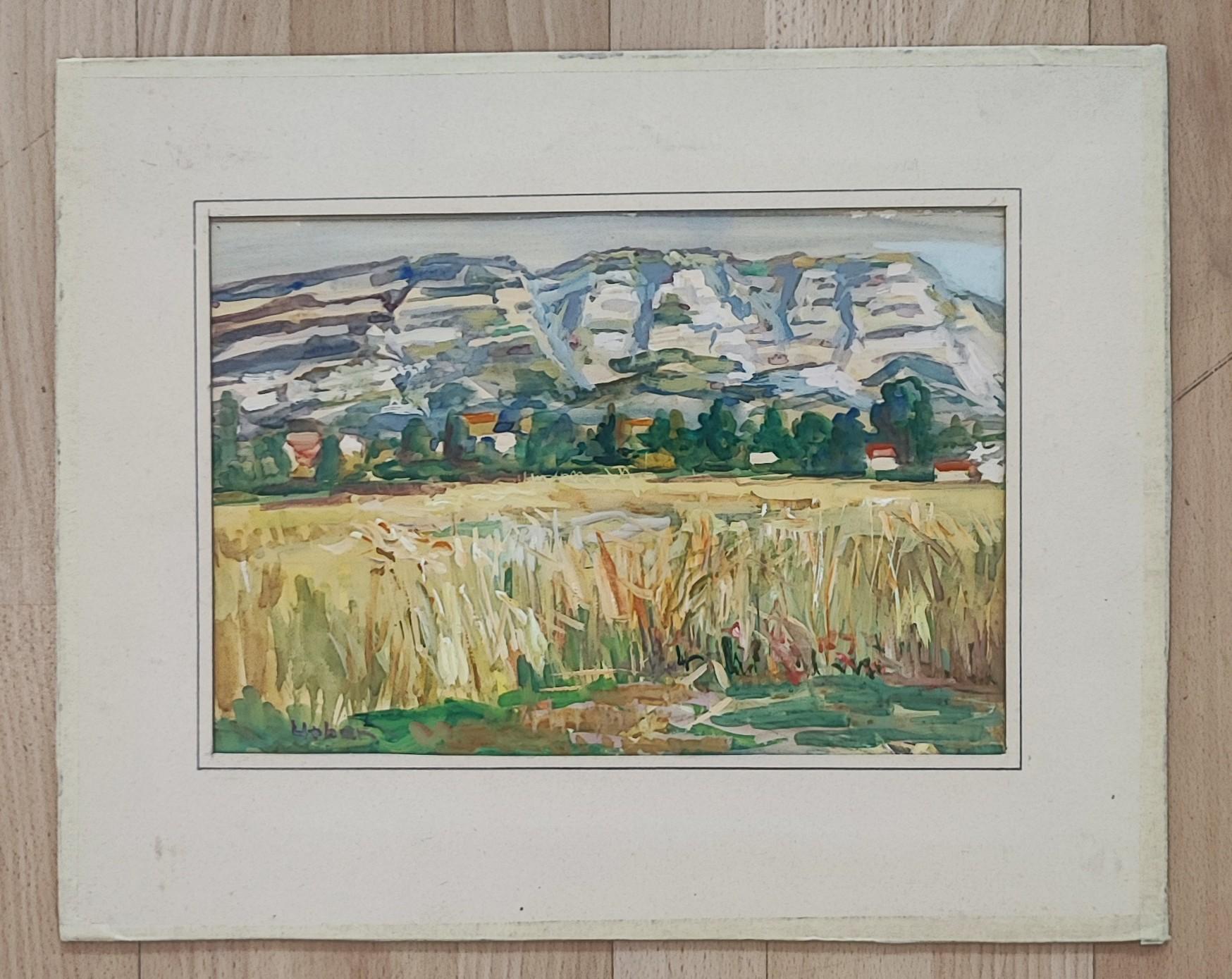 Au pied des montagnes - Art de Harry Urban