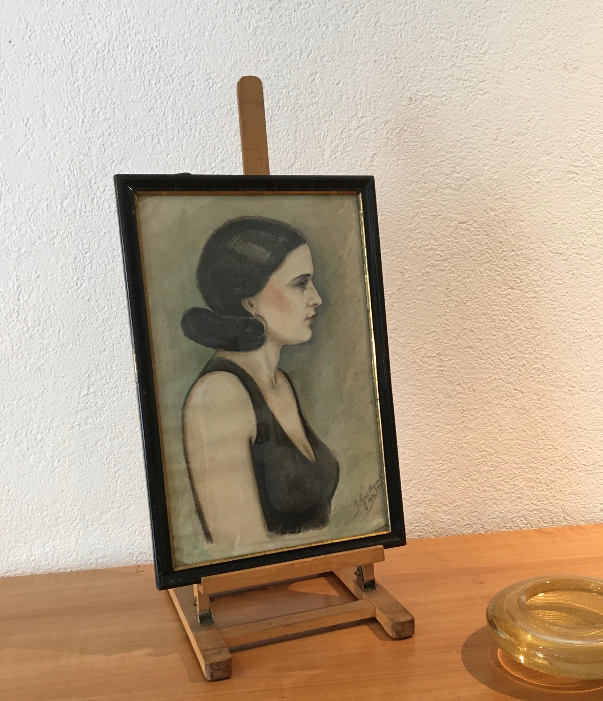Porträt von Miss Bachelard – Art von Jules Gaillepand