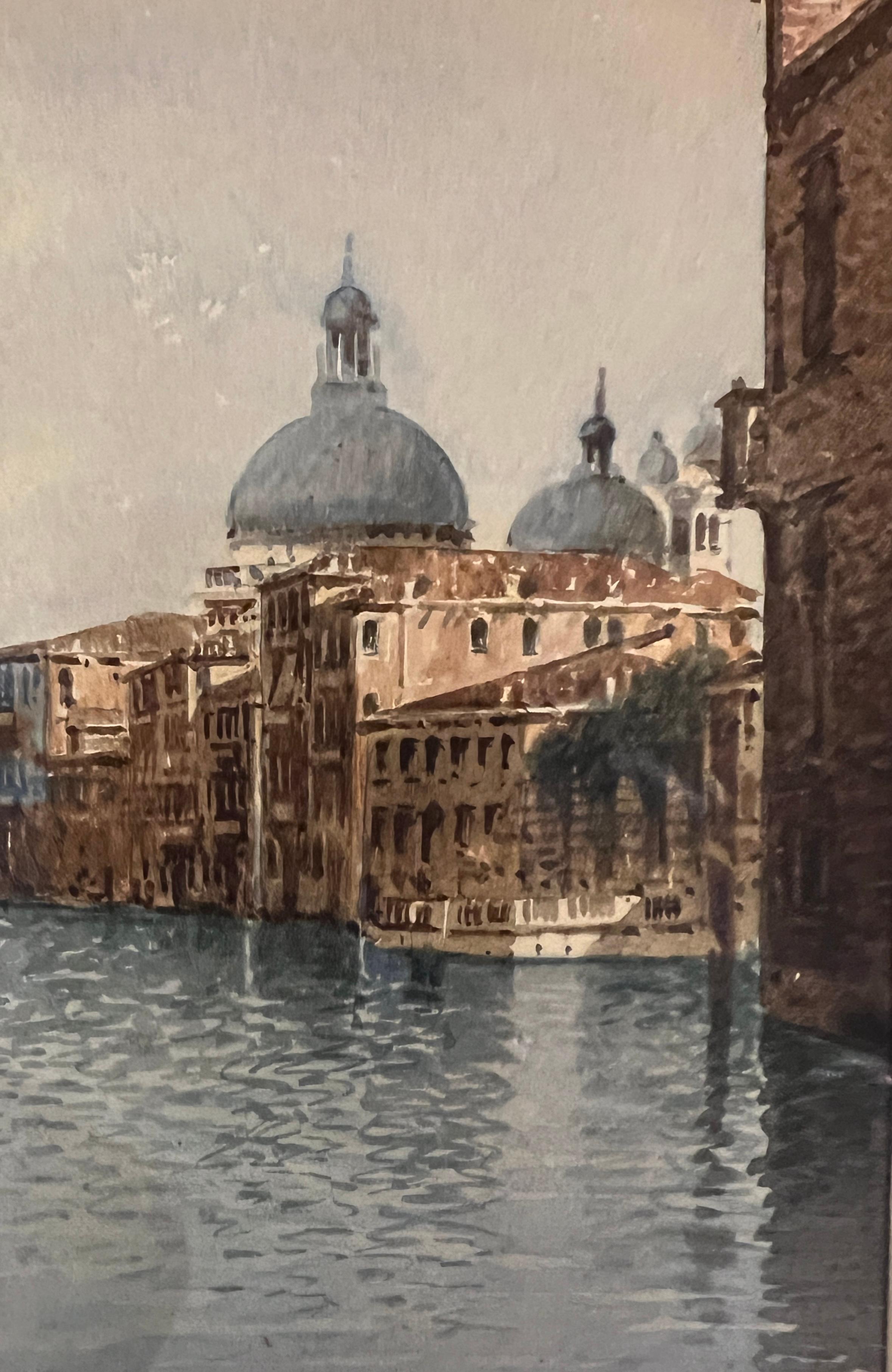 Gondolas on the Grand Canal in Venice For Sale 2