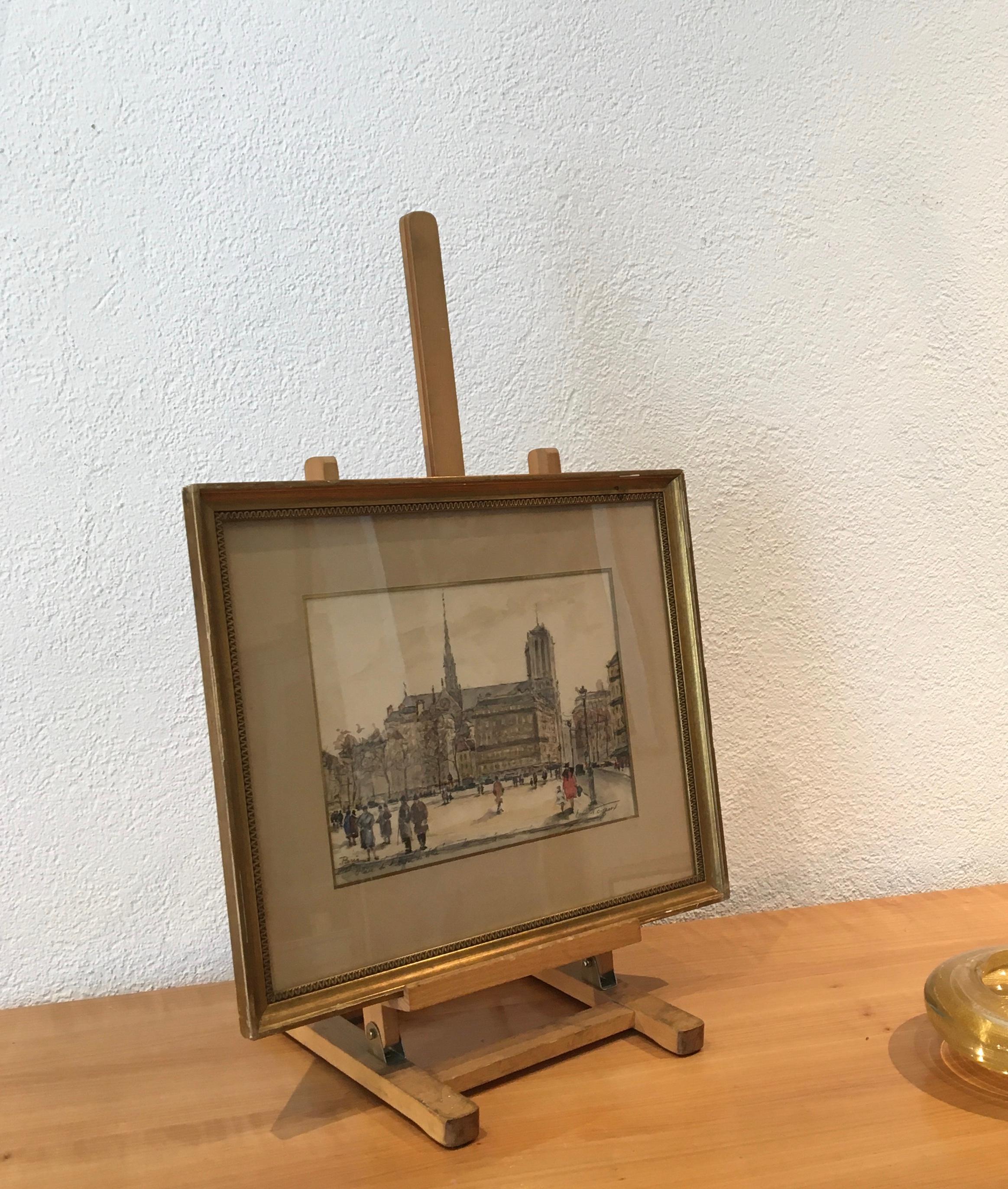 Piazza A. Hall a Parigi - Art Scuola francese di Henri Noizeux