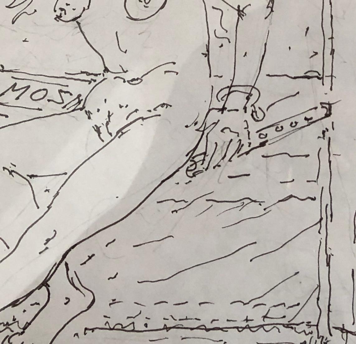Jeune femme nue avec une flûte en vente 1