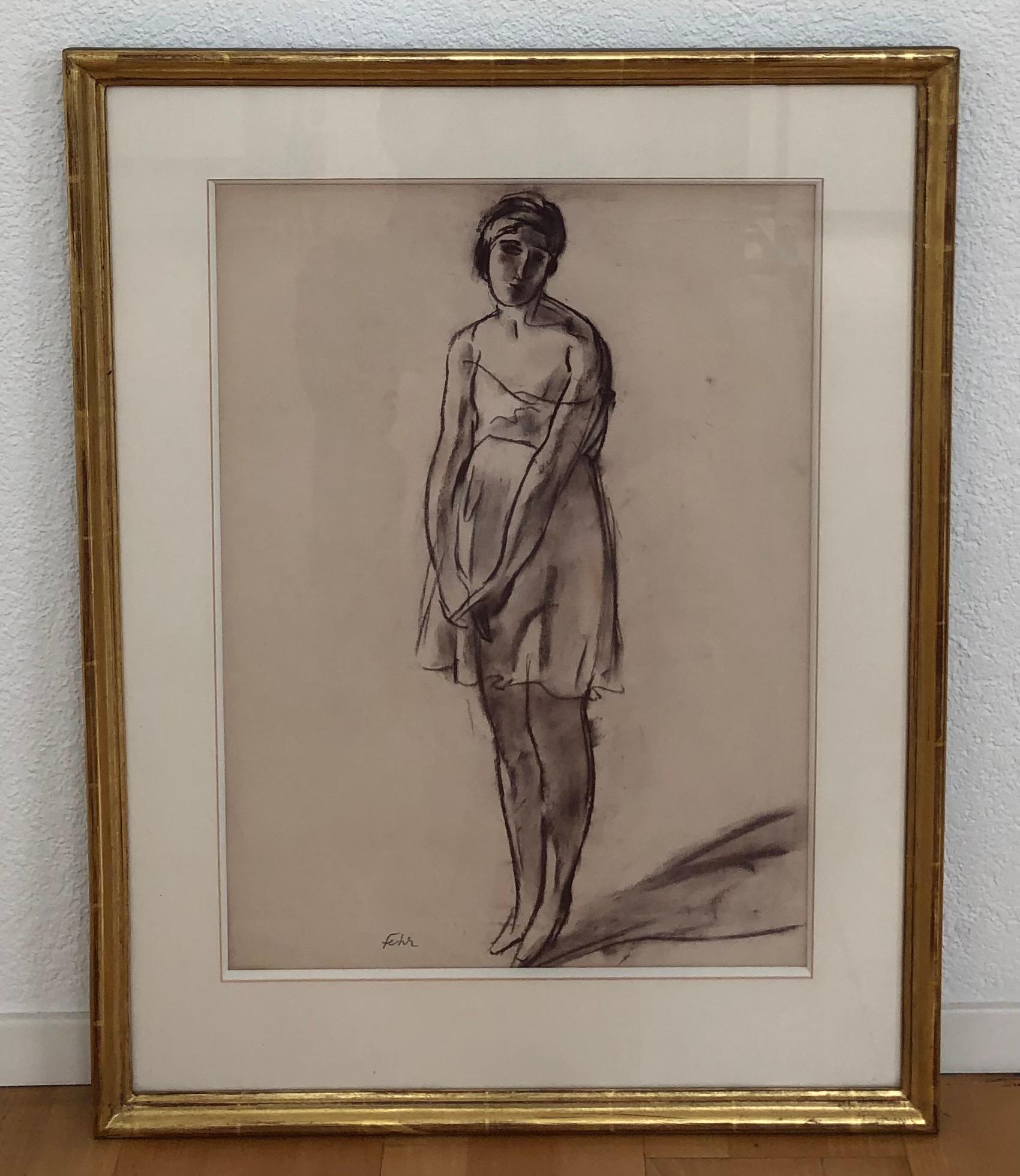 Pouting - Art by Henri Fehr 