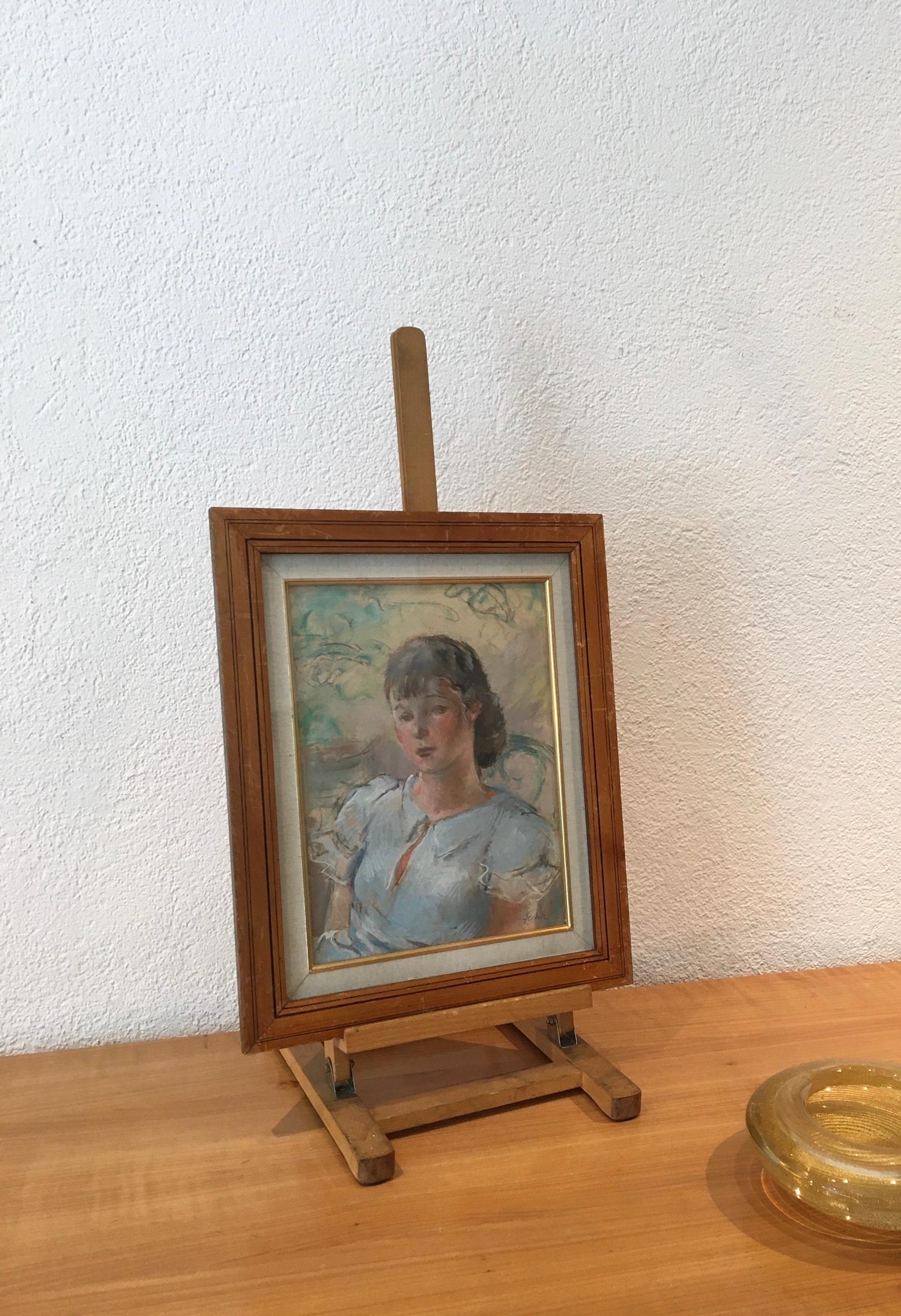 Work on paper
Brown wooden frame with glass pane
48 x 39 x 1.5 cm