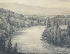 The Arve from Vessy, Switzerland