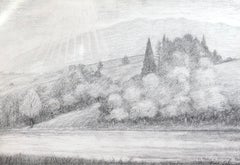 Paesaggio sulle rive del Rodano