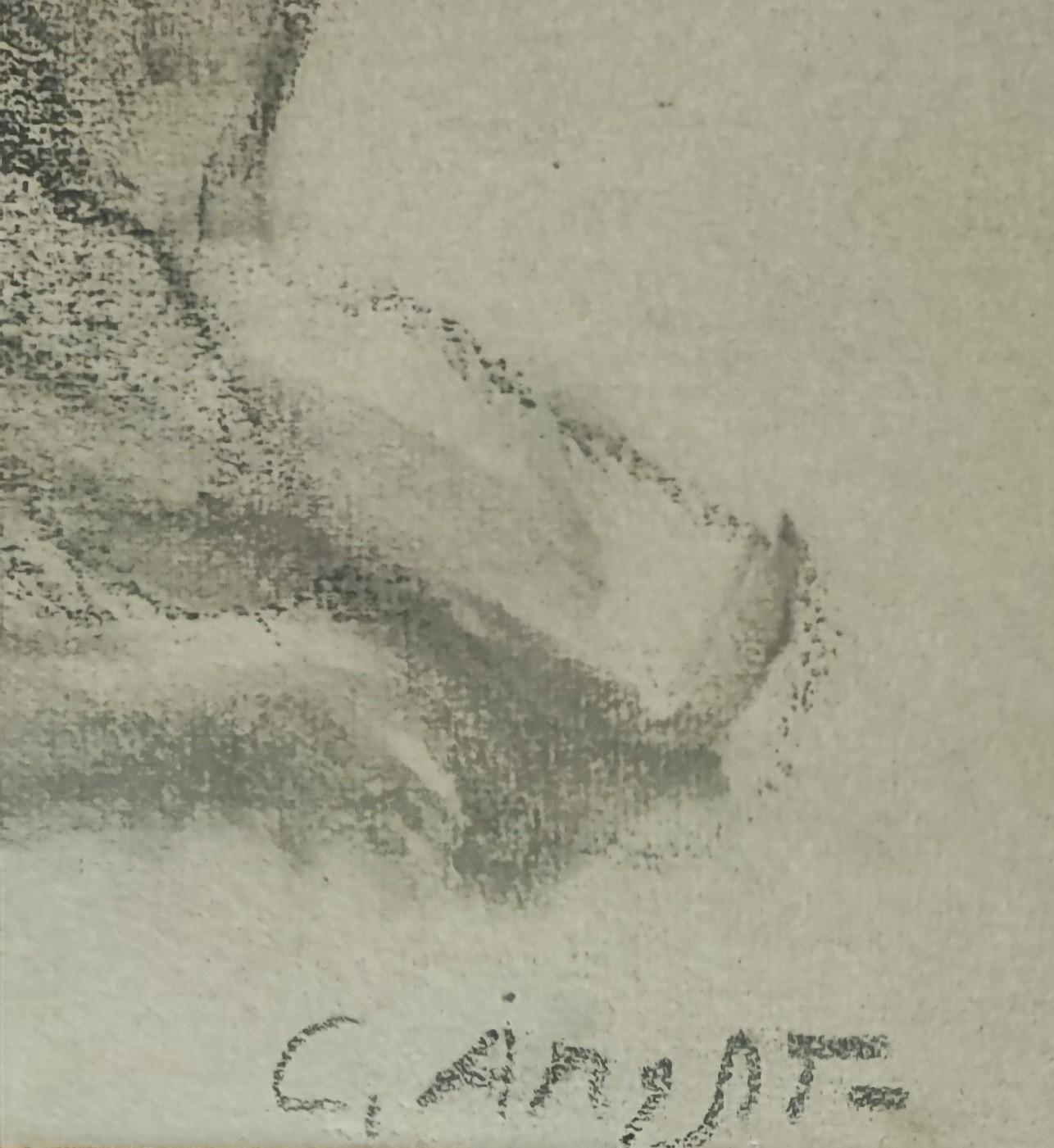 Mère et enfant - Marron Nude par Carl Albert Angst