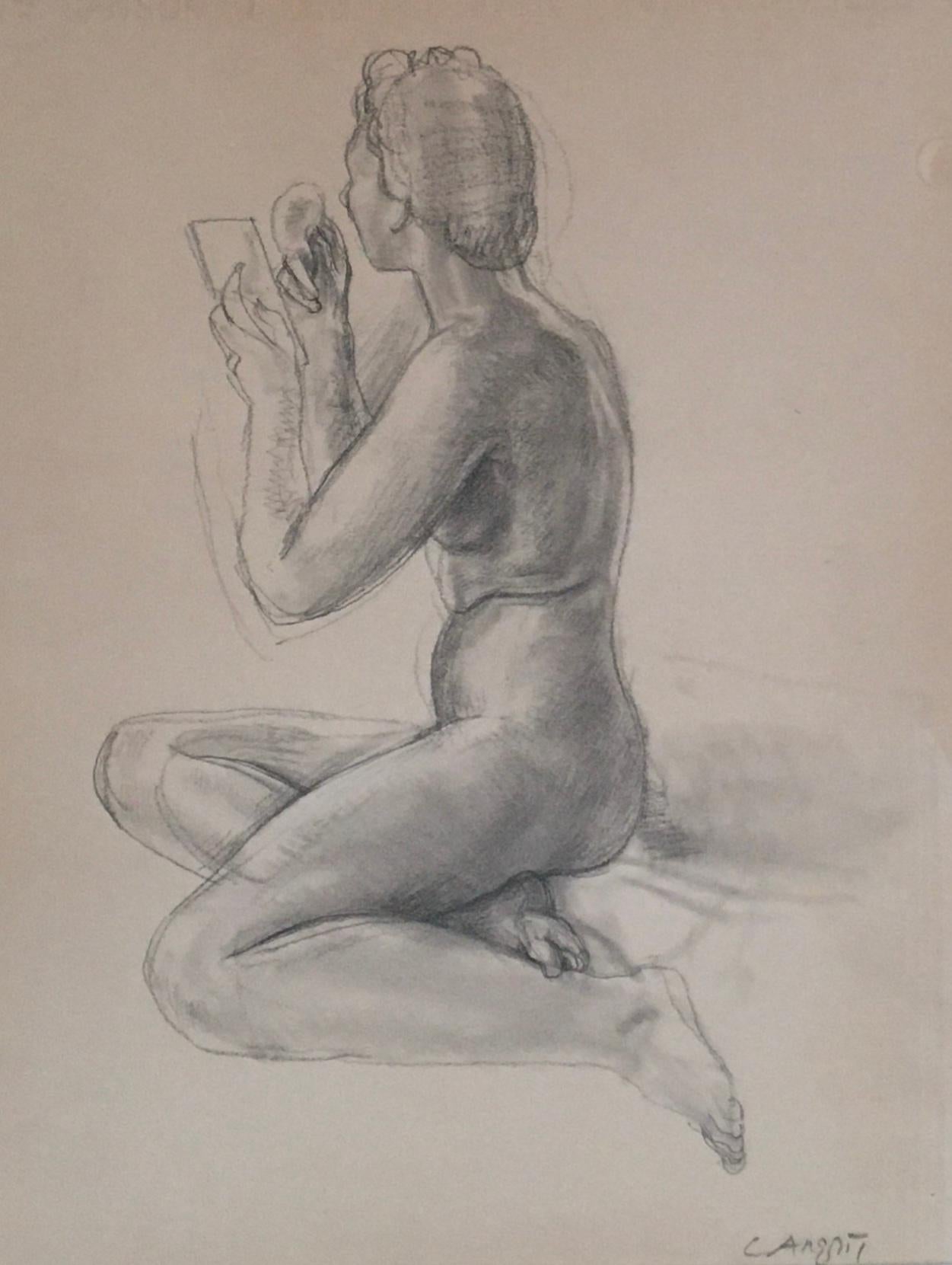 Nude di Carl Albert Angst - Trattamento di bellezza