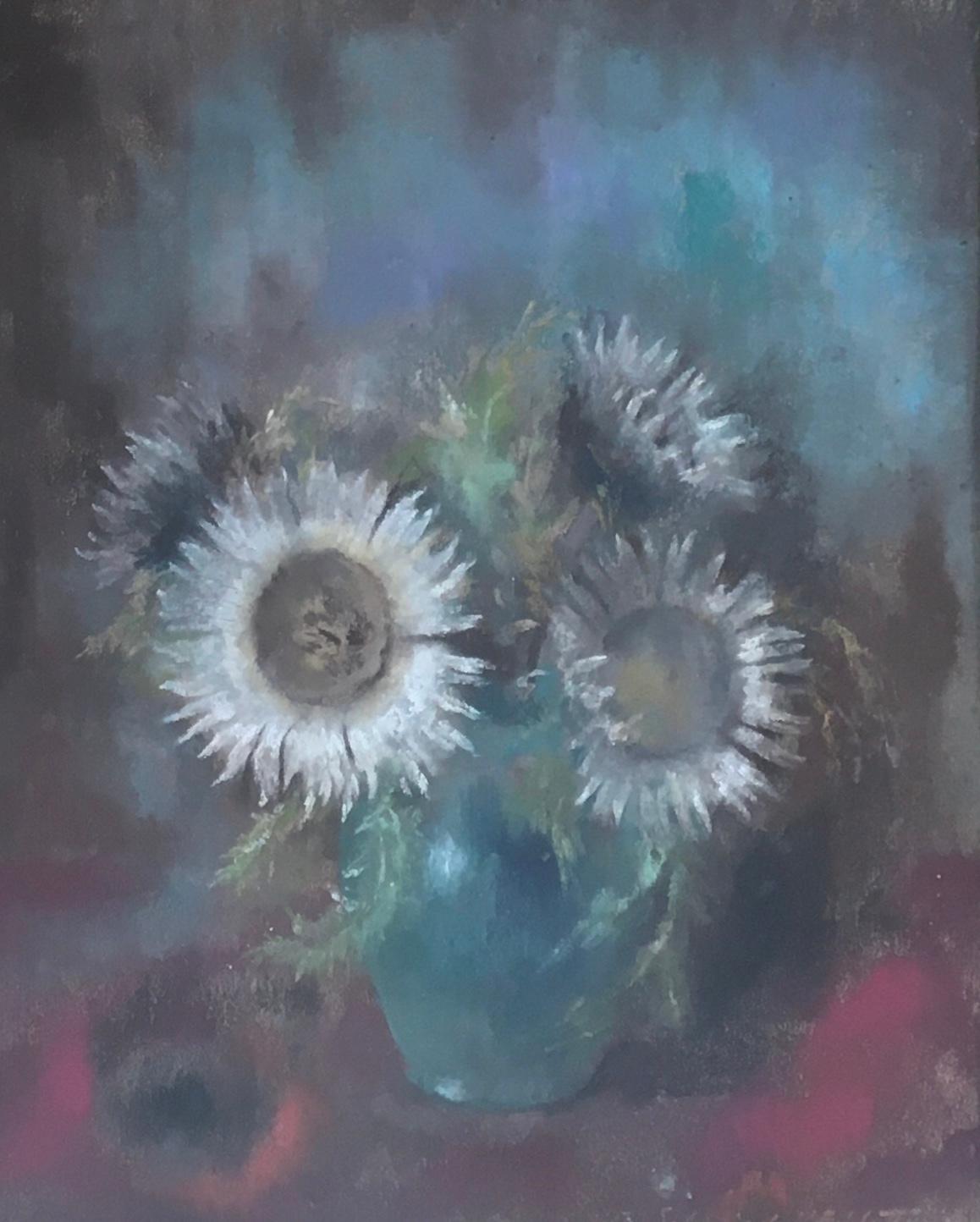 Still-Life di Judith Schmid L'Eplattenier - Cardi e melma verde