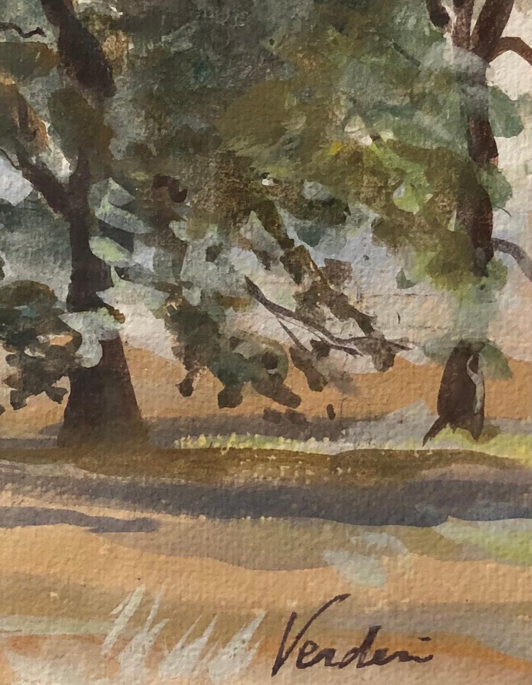 In campagna - Art Scuola italiana di Ettore Verdesi