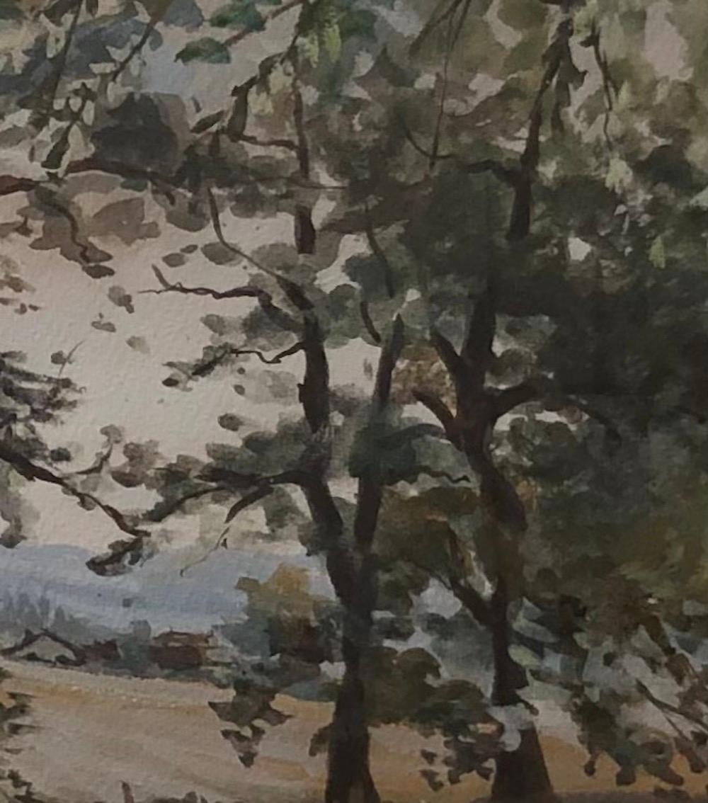 In campagna - Landscape Art Nero di Ettore Verdesi