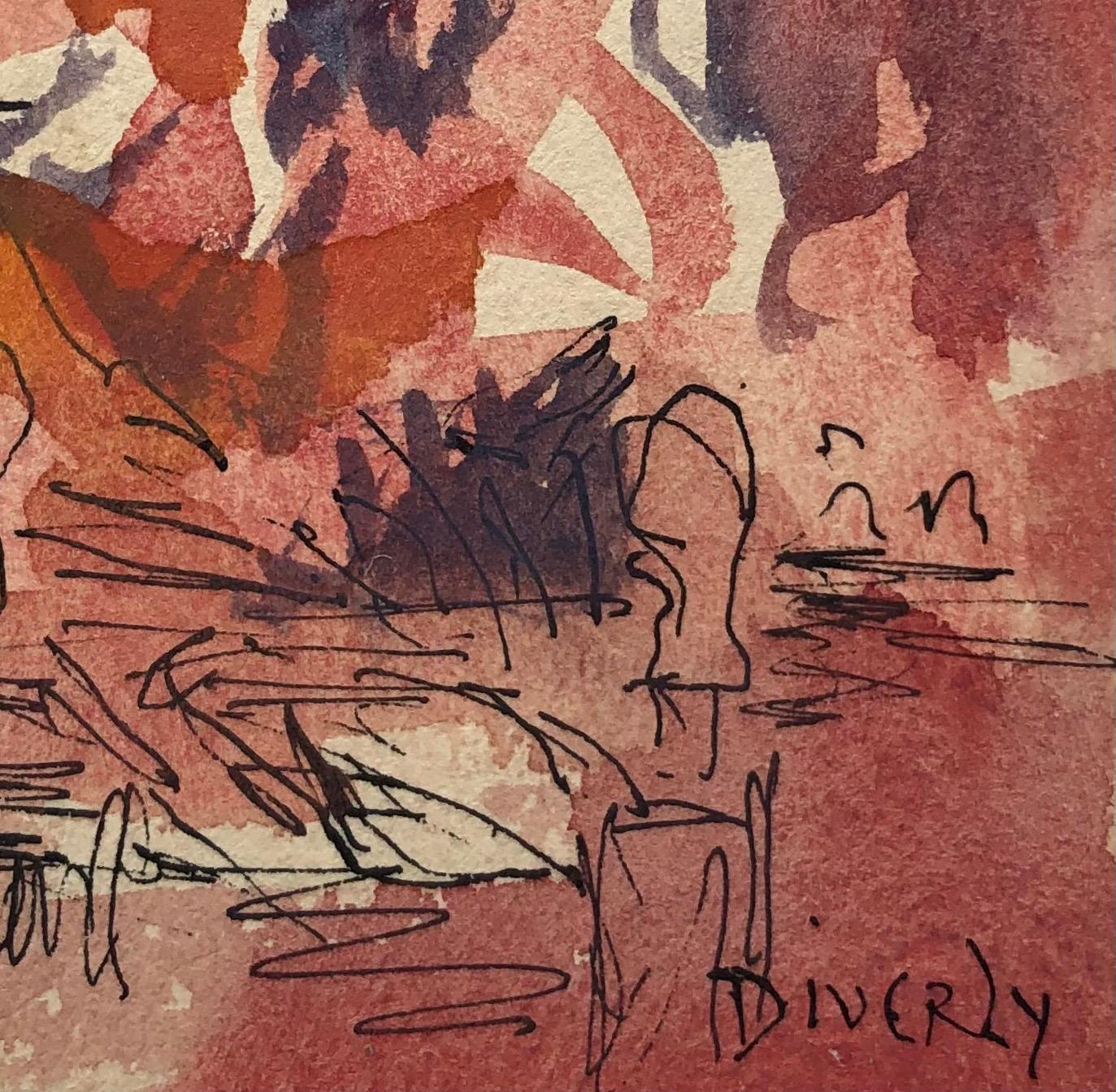 Happy hotel, Amboise - Art Espressionista di Eliane Diverly