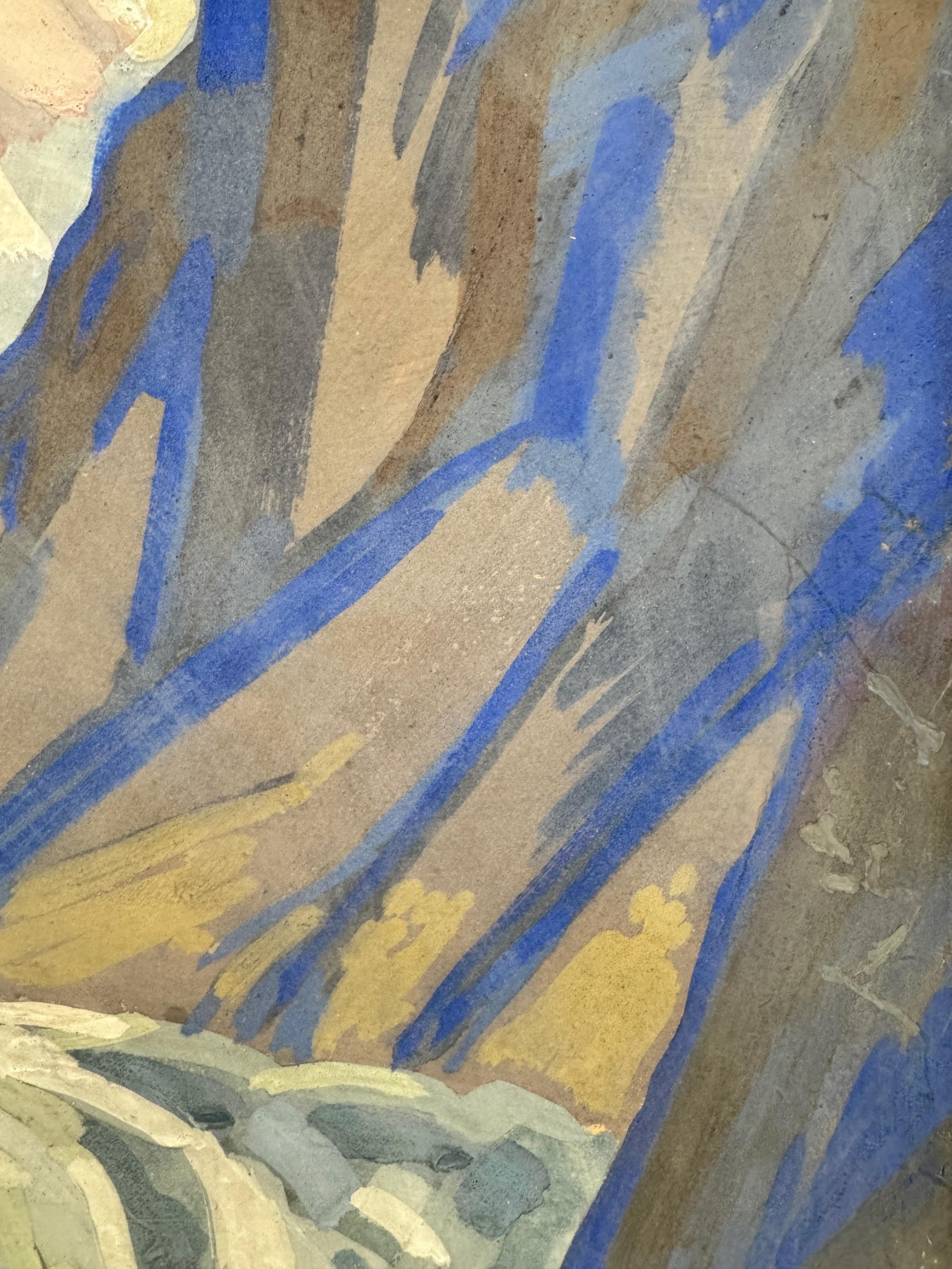 Mer de Glace - Expressionniste Art par Percival Pernet