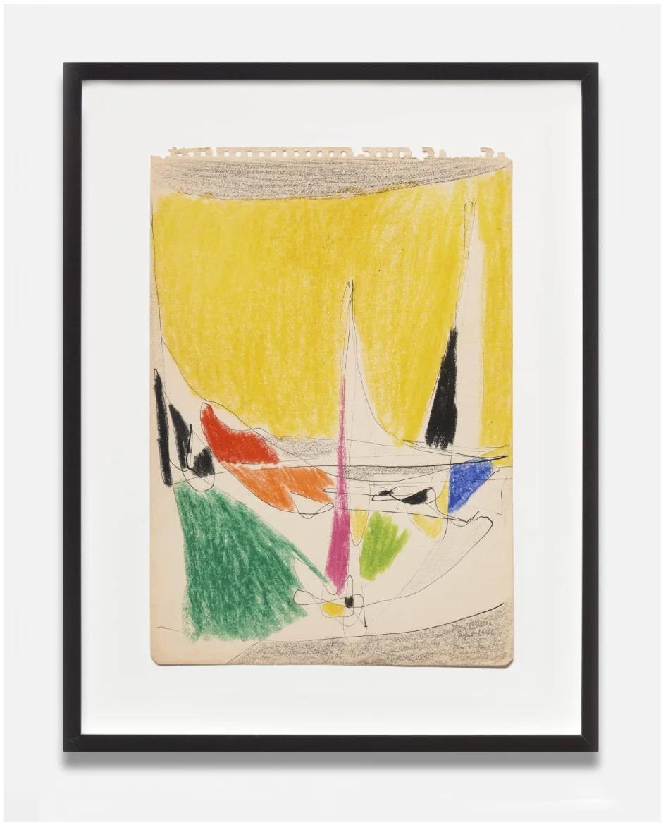 Toni LaSelle Abstract Drawing - Early Constructions no. 21