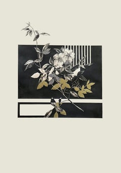 Rose Gold I - contemporary work by award winning emerging artist Fujiko Rose
