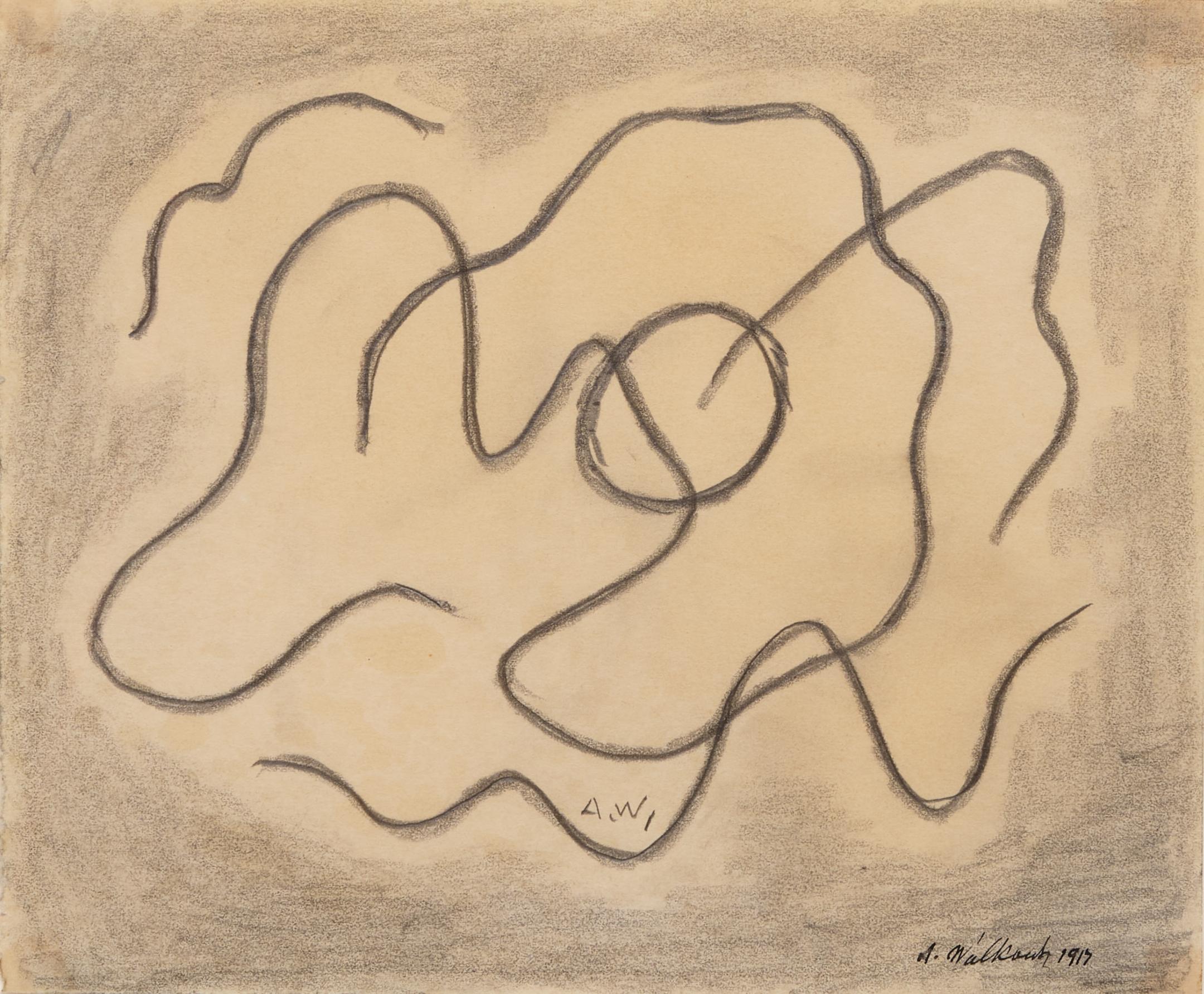 Frühe Abstraktion II – Art von Abraham Walkowitz
