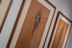 Stylish and elegant minimal portrait charcoal sketch