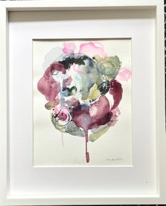 Archival Ink Abstract Drawings and Watercolors