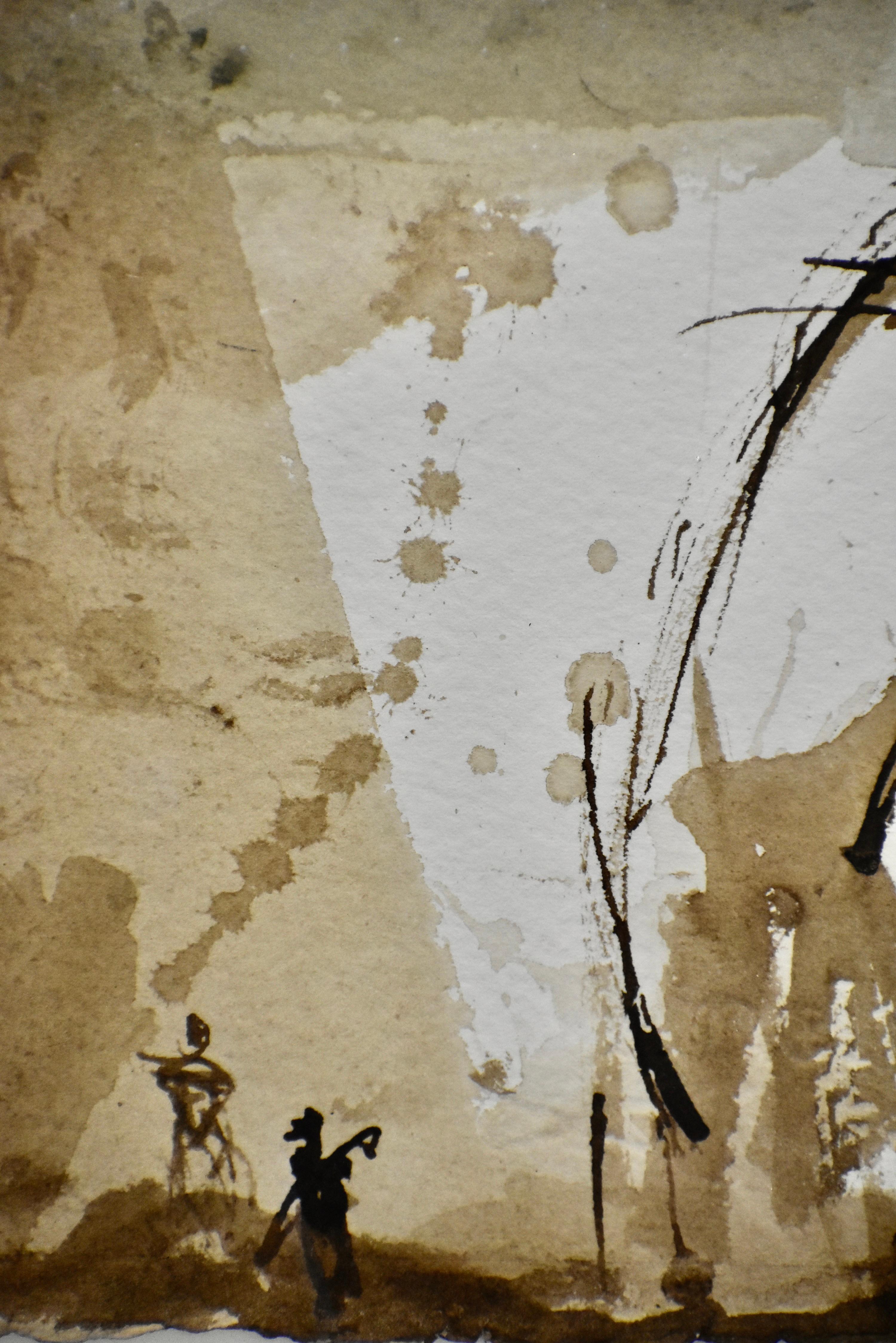 L'un des dessins à l'encre sépia les plus recherchés de l'époque sépia de Gail.

Artiste rare et viscérale, les œuvres de Gail Foster sont des rendus passionnément expressifs d'idées complexes. Ses derniers travaux comprennent la photographie