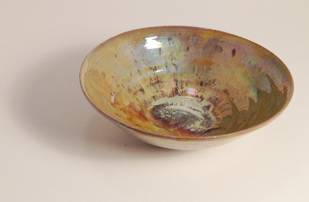 Gold Lustre Bowl - Art by Beatrice Wood
