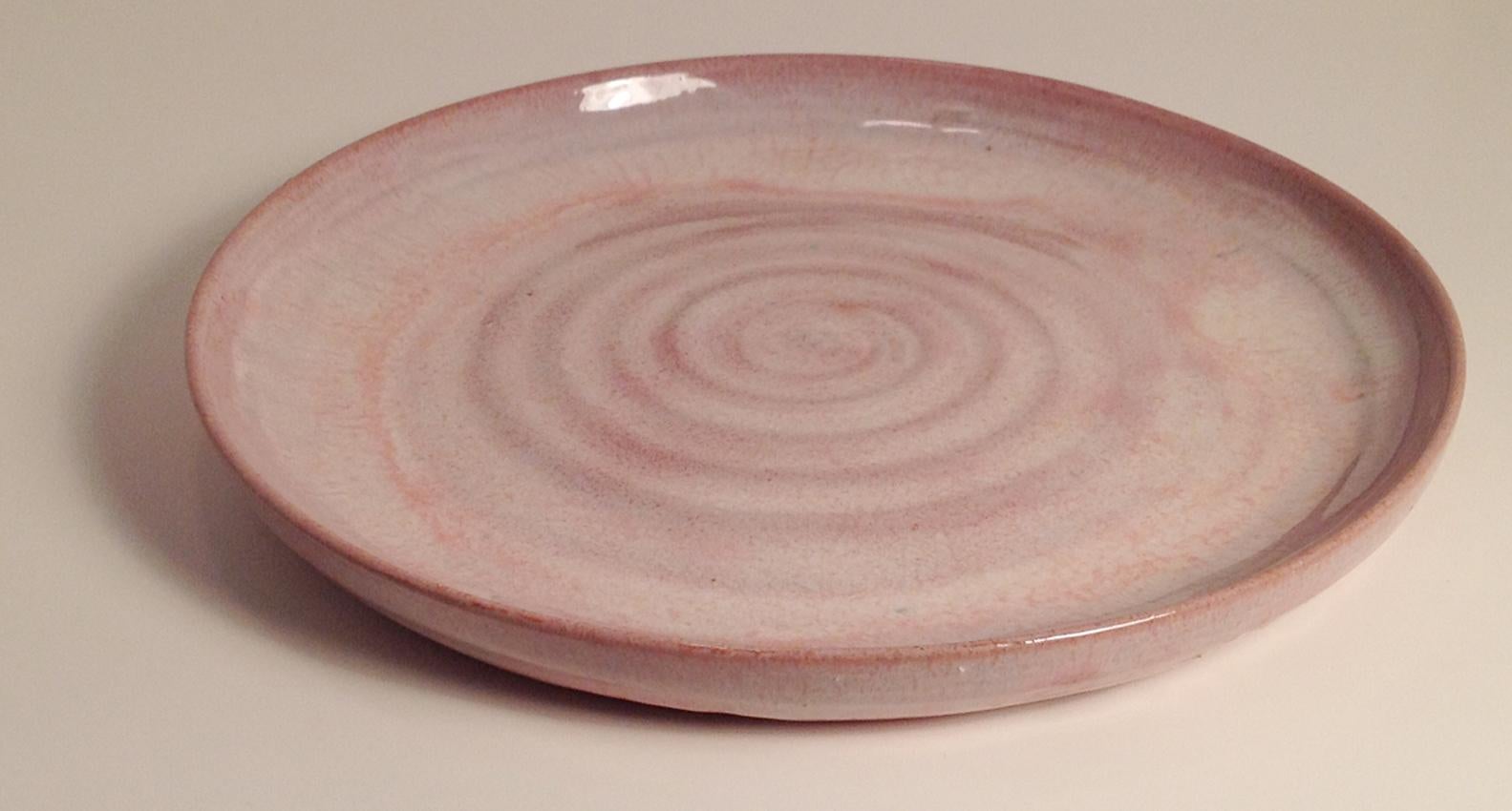 Pink Plate - Art by Beatrice Wood