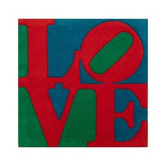 Classic LOVE, Indiana, Red, Blue, Green, Rug, Installation