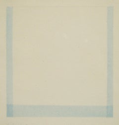 In the square square, abstraction, Italian art, minimalism 1972