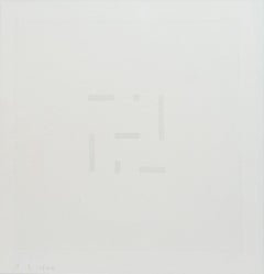 Graue Konstellation B, Abstraktion, italienische Kunst, Minimalismus, 1974