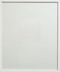 Gray constellation B, abstraction, Italian art, minimalism, 1974