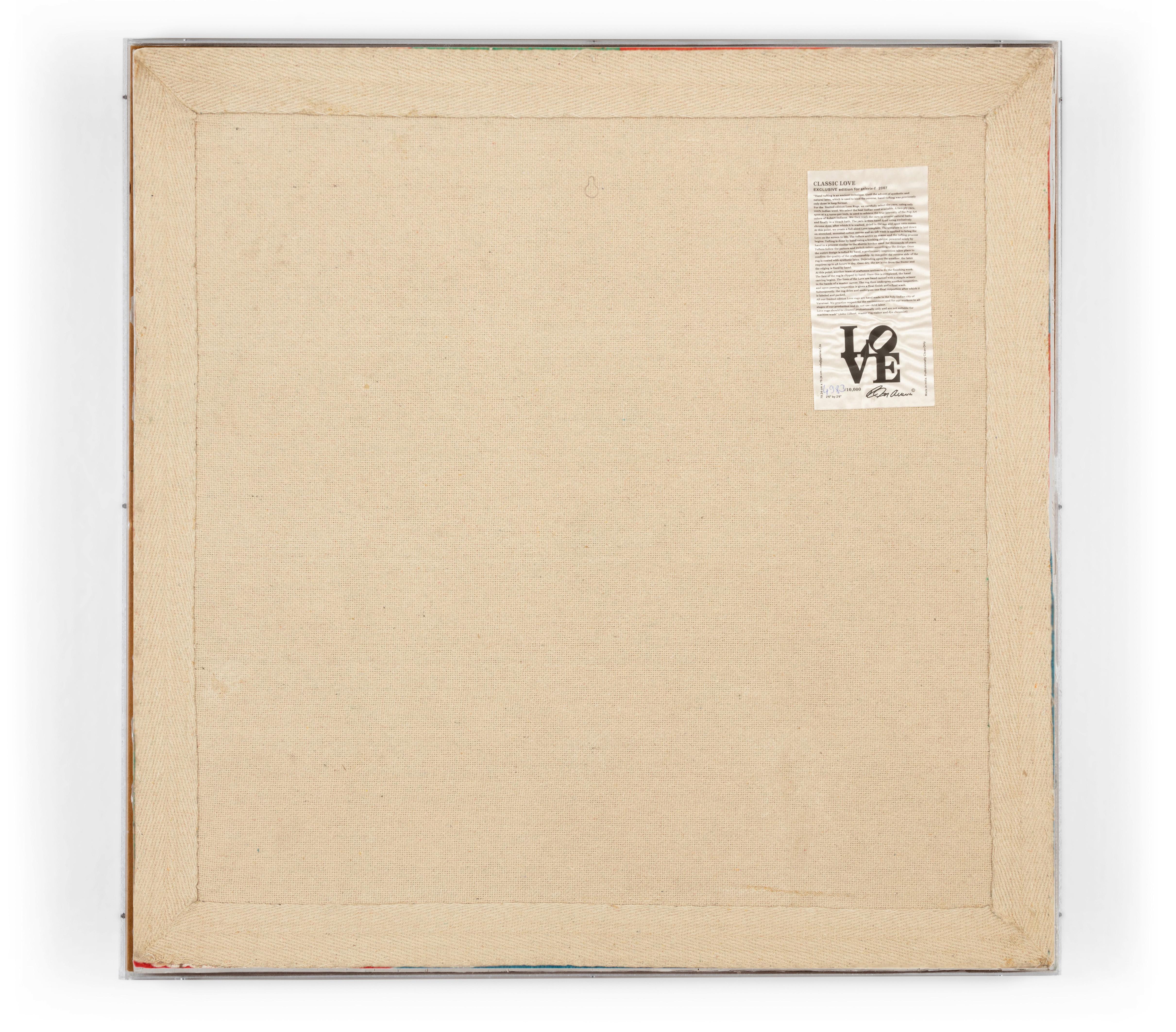 Classic LOVE, Indiana, Rosso, Blu, Verde, Tappeto, Installazione For Sale 5
