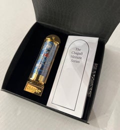 Limited Edition Marc Chagall - Mezuzah Silkscreen On 24K Gold Plated 12 Tribes
