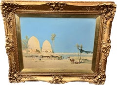 Vintage An eastern market tent, Nile Valley