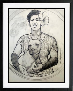 „Billie Holiday und ihr Hund Mister“ Blues 1972 Original