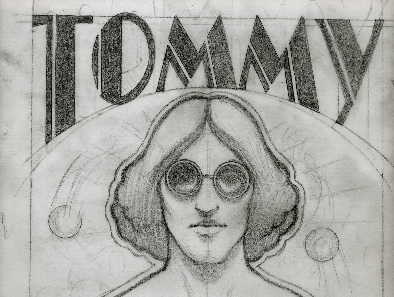 Original WHO Original TOMMY Konzeptzeichnung von 1970 im Angebot 2